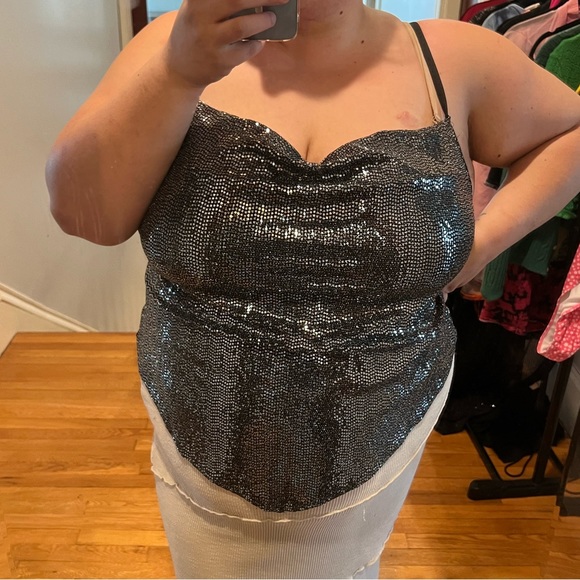 torrid Tops - Torrid size 3 sparkle cowl neck top